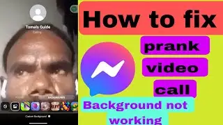 Fix messenger prank video call background not working problem 2023 | fake video call messenger