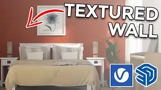 How to create textured Wall in Vray for Sketchup?