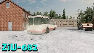 Троллейбус ЗиУ-682(Trolleybus ZiU-682)-BeamNG Drive(#1950)