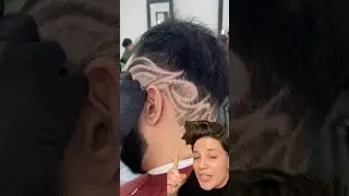 Saç dövme kalemini deniyorum! Hair tattoo pen 