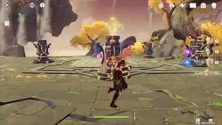 Genshin Impact Tarry Among the Peach Blossoms Puzzle solution