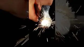 How fire starter works in macro and slow motion 