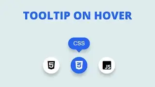 #shorts Tooltip on Hover aniamtion using HTML and CSS only. | Button hover css animation.