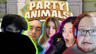 РОСТИК, ХЕЛИН, СКИЛЗОР, БАЙОВЛ, ГАЕЧКА, ЛИЗА, КТОМ Party Animals #uglyfacekid #аглифейскид