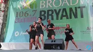 The Queens of SIX perform "Ex-Wives/SIX" at Broadway in Bryant Park