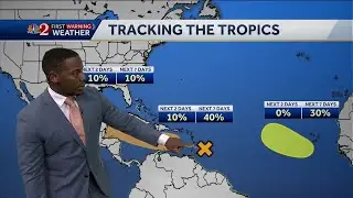 NHC watching 3 disturbances; tropical depression could form later this week