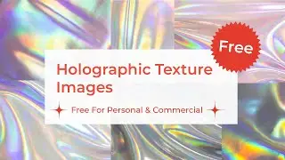 Free For Commercial Use 【Free Textures:10 Glistening Holographic Textures Download】 #freetextures