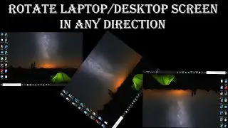 [Hindi] How to Rotate Laptop And Desktop Screen in Windows 10