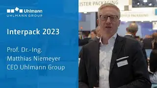 Interpack 2023 - Prof. Dr.-Ing. Matthias Niemeyer, CEO of the Uhlmann Group