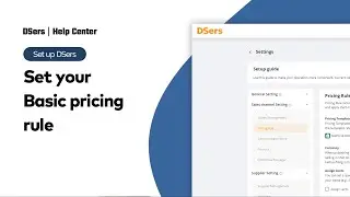 Set up DSers - Set your Basic pricing rule - DSers