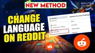 How to change language on Reddit 2024