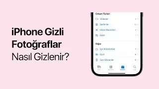 iPhone gizli fotoğrafları gizleme