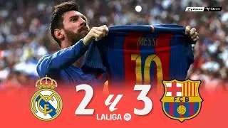 Real Madrid 2 x 3 Barcelona ● La Liga 16/17 Extended Goals & Highlights HD