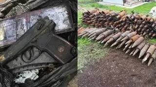 Больше тысячи снарядов нашли в гараже