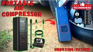 Tire Inflator Portable Air Compressor Amazon - Unboxing/Review