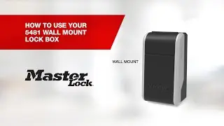 Operating the Master Lock 5481 Lock Box