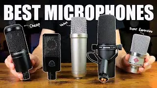 BEST MICROPHONES FOR VOCALS (2021) | Neumann TLM 102, Shure SM7B, Rode NT1-A & Audio Technica AT2020