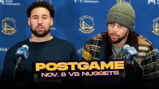 Warriors/Nuggets Postgame Analysis, Steph, Klay, Coach Kerr Reactions | Nov 8, 2023