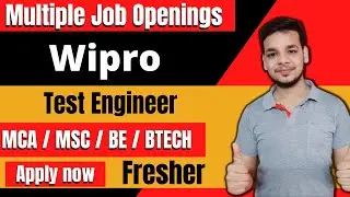 Wipro Hiring Test Engineer | Latest Off Campus Job Drive 2022 | Freshers | New Hiring Drive