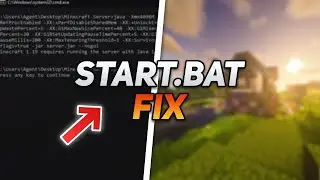 FIX Minecraft Server Batch (.bat) File Closing Immediately *EASY*
