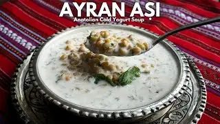 Easy and Refreshing Turkish Cold Yogurt Soup, Ayran Aşı