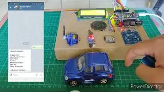 [Demo]IoT Parking System + Telegram Notification || Kit Proyek IoT: Sistem Parkir RFID