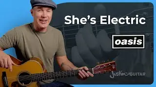 She's Electric by Oasis | Acoustic Guitar Lesson