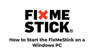 FixMeStick: How to Start a Scan on a Windows PC