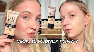 Is this THE Drugstore Foundation of the YEAR? ELF Soft Glam Foundation Review on UNFILTERED Skin