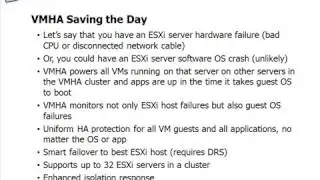 Lesson 24   Implementing High Availability with VMware HA VMHA  vmware vsphere