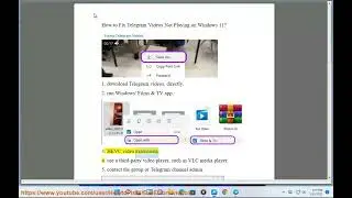 Fix Telegram Videos Not Playing on Windows 11