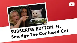 Subscribe Toggle Button | Smudge The Cat (Woman Yelling At Cat Meme)