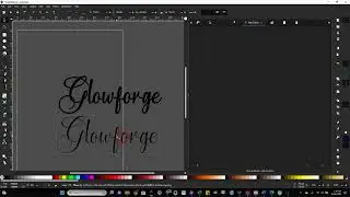 Thickening Script Font in Inkscape for Cutting with Glowforge Laser Cutters or Cutting Machines