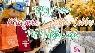 SINGLE INCOME LIVING | NEW FALL SHOP WITH ME 2024 AT HOBBY LOBBY