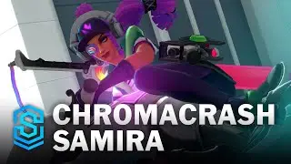 Chromacrash Samira Wild Rift Skin Spotlight