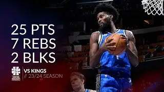 Jonathan Isaac 25 pts 7 rebs 2 blks vs Kings 23/24 season