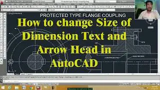 AutoCAD : How to Change Size of Dimension Text and Arrow Head