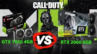 Call of Duty  Modern Warfare 2 GTX 1650 VS RTX 2060  FPS Benchmark Test