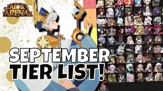 SEPTEMBER TIER LIST [FURRY HIPPO AFK ARENA]