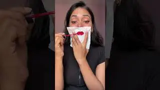 Lipstick hack using tissue 💋💄#shorts #youtubeshorts #hacks #makeup #makeuphacks #missgarg