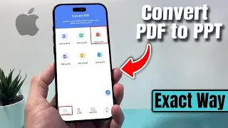 How to Convert PDF to PPT on iPhone [FREE+EASY]