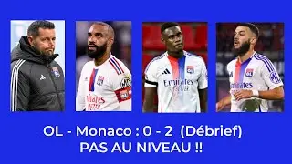 Olympique Lyonnais - Monaco : 0 - 2 (Débrief Agacé)