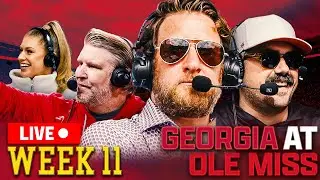 LIVE FROM OXFORD FOR GEORGIA VS. OLE MISS | Barstool College Football Show Week 11