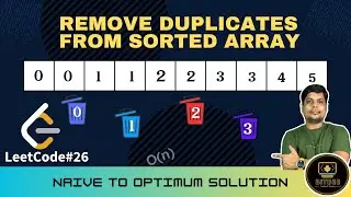 Leet Code#26 | Remove Duplicates from sorted Array | Java | Python