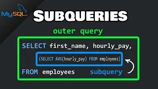 MySQL: SUBQUERIES