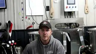 Tour of of the updated brewery, glimpse of the automated fermentation station