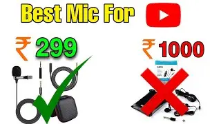 Best MIC for youtube videos in 2022 Under 500 | Lapel Collar Microphone