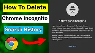 How To Delete incognito History On Google Chrome | Delete incognito history in android