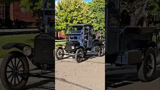 Ford Model TT Wrecker Tow Truck Drive By Engine Sound Old Car Festival Greenfield Village 2024