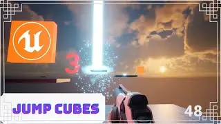 JumpCubes A First-Person Endless Platformer Game in Unreal 5 (GAMEPLAY)